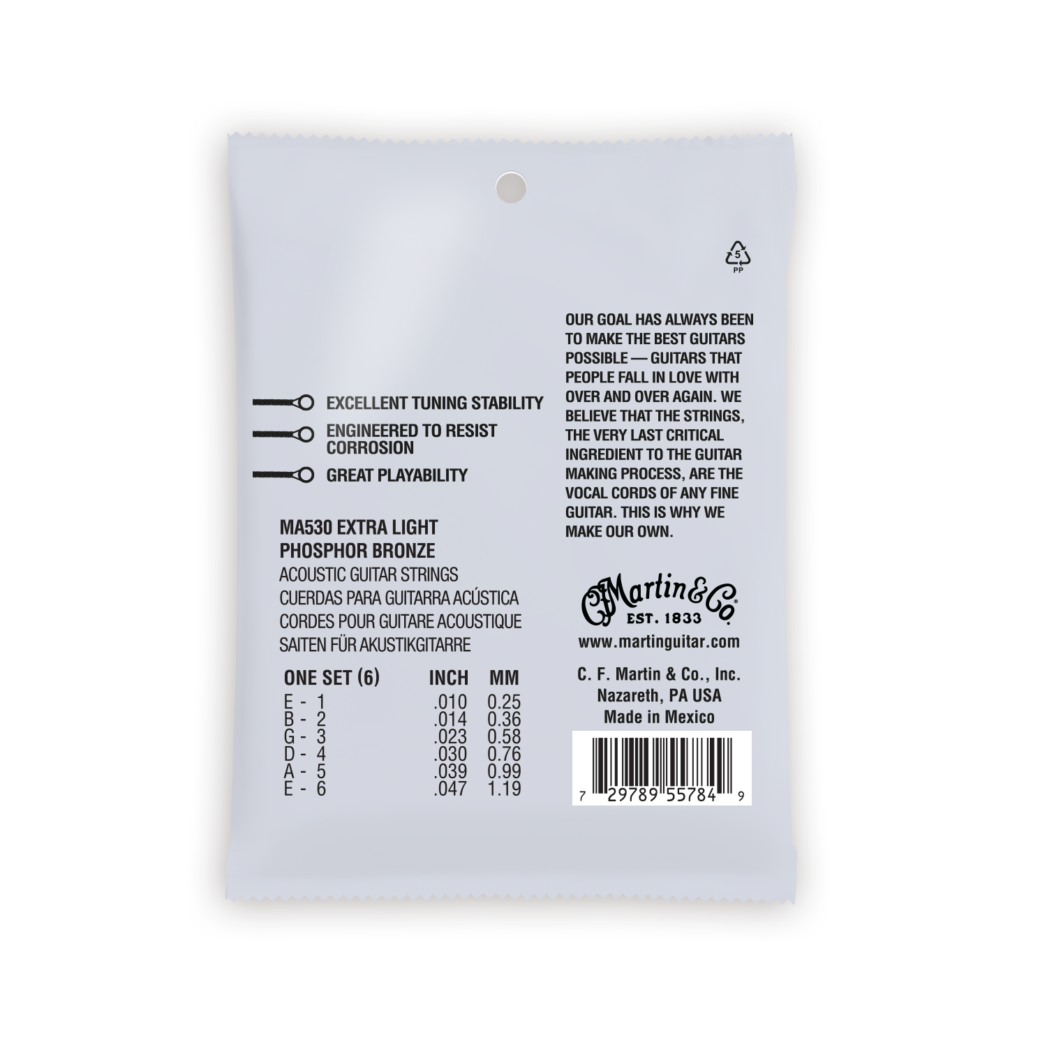 Martin Authentic Acoustic SP Strings - MA530