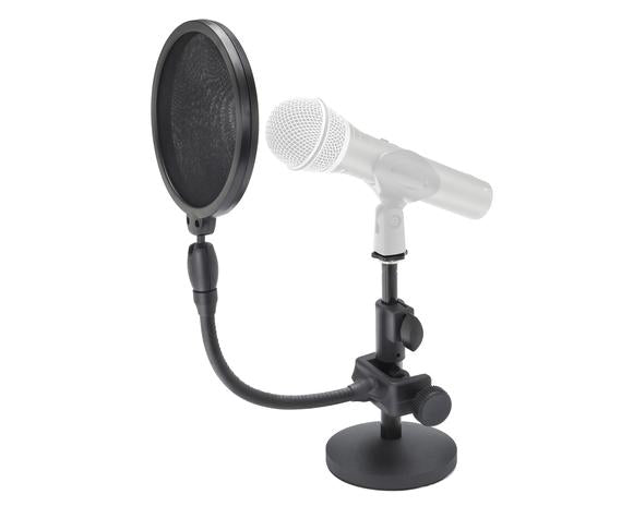 Samson MD2/PS05 Bundle - Desktop Microphone Stand and Microphone Pop Filter