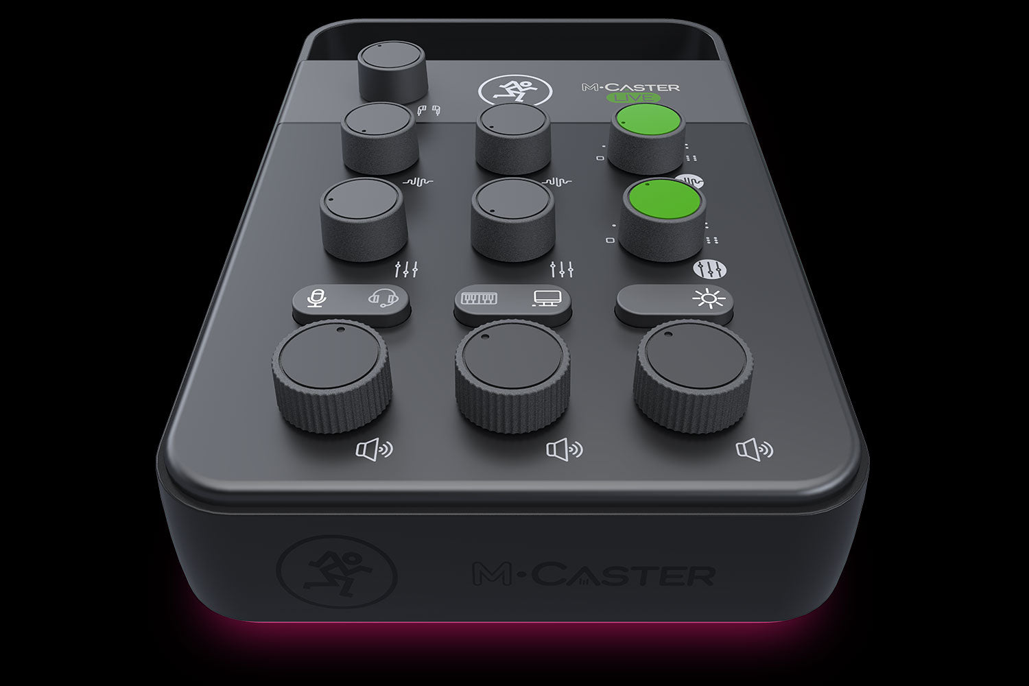 Mackie MIX CASTER LIVE PORTABLE LIVE STREAMING MIXER, BLACK