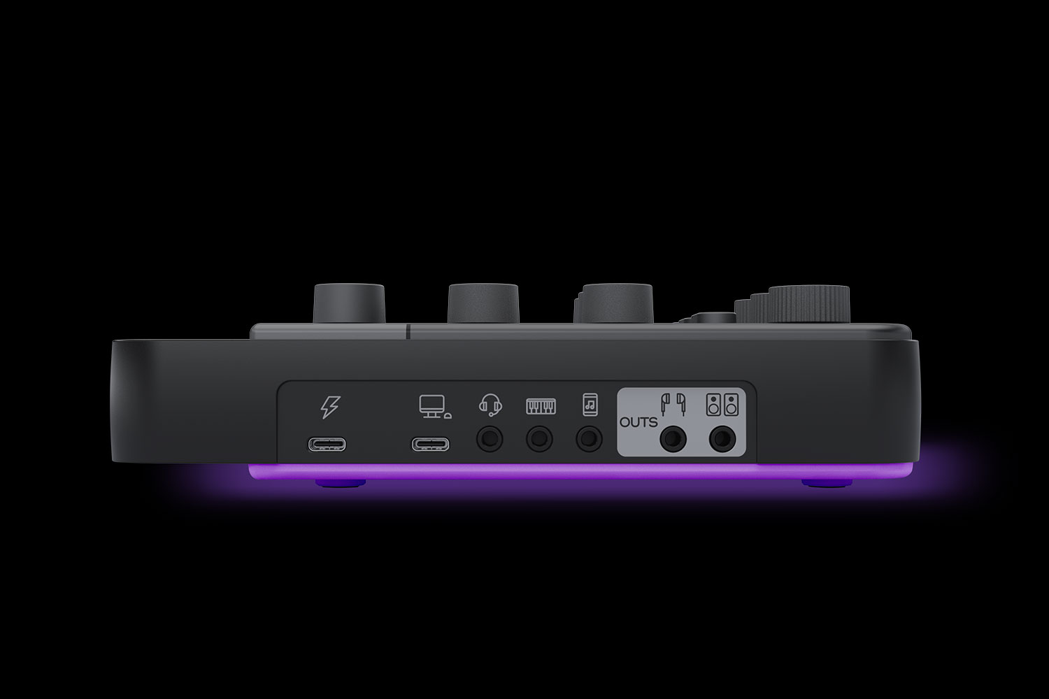 Mackie MIX CASTER LIVE PORTABLE LIVE STREAMING MIXER, BLACK