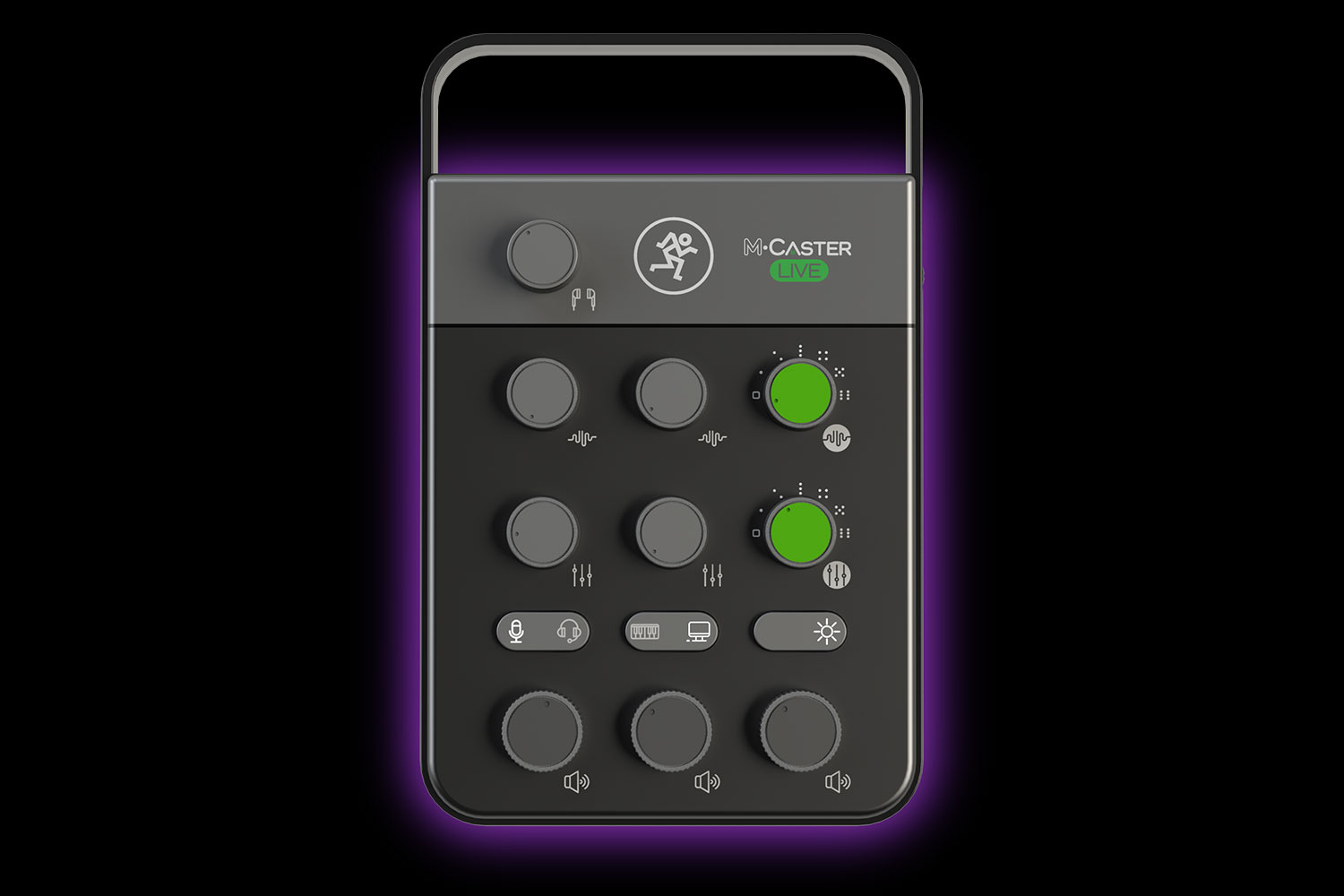 Mackie MIX CASTER LIVE PORTABLE LIVE STREAMING MIXER, BLACK