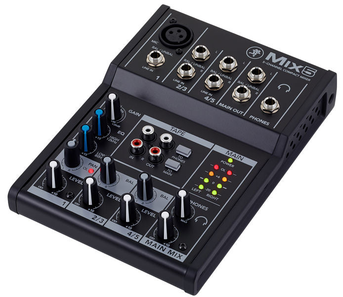 Mackie MIX5 5-CH Compact Mixer — Tom Lee Music