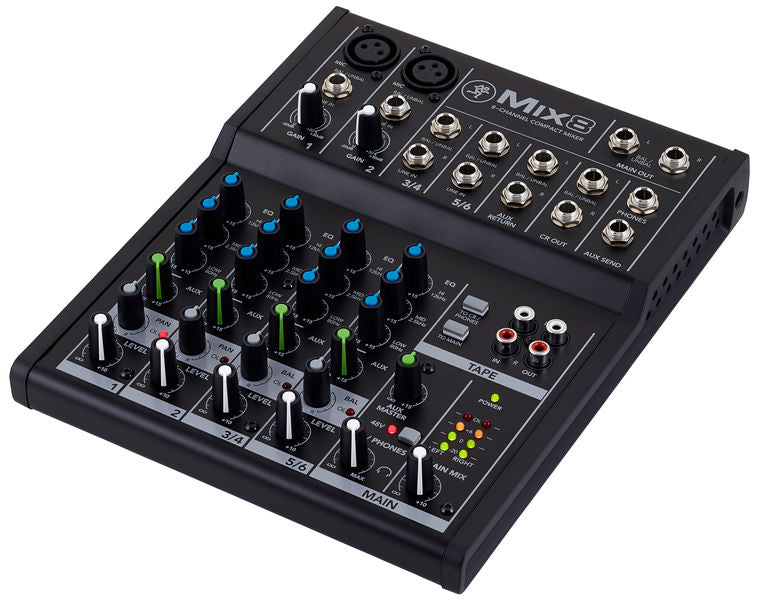 Mackie MIX8 8-CH Compact Mixer — Tom Lee Music