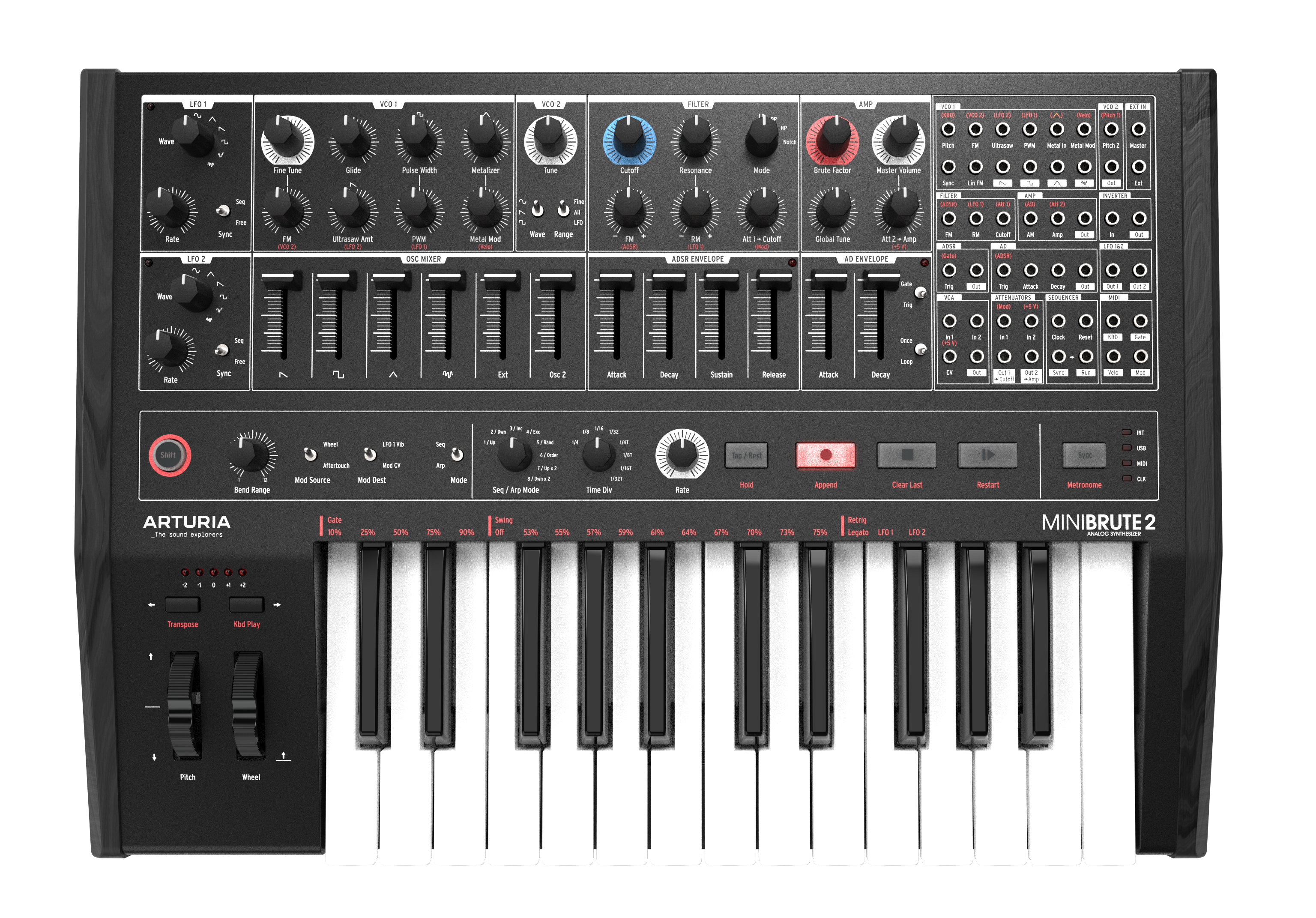 ARTURIA MINIBRUTE 2 シンセサイザー 【 週末のみ値下げ 】 ARTURIA MINIBRUTE 2 シンセサイザー 【 週末のみ値下げ 】 ARTURIA