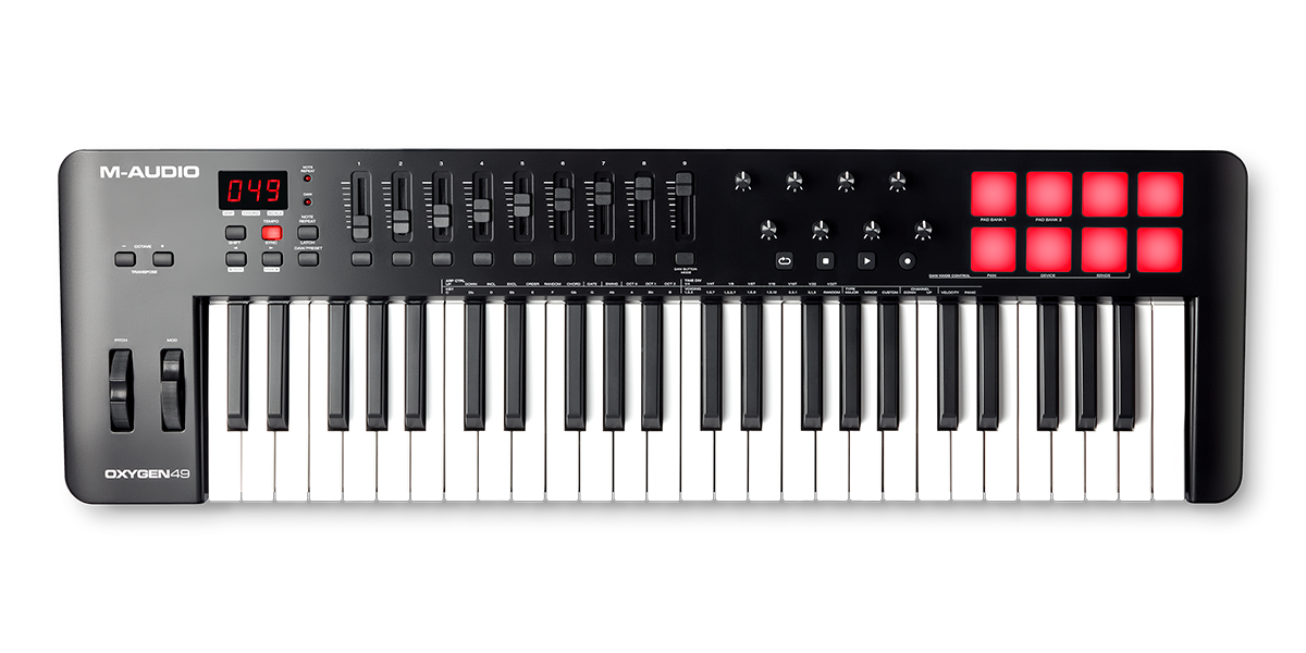 M-Audio Oxygen 49 (MKV) - 49 Key USB MIDI Controller with Smart