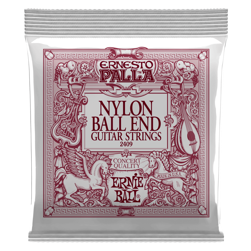 Ernie Ball Ernesto Palla Black & Gold Ball-End Nylon Classical Guitar Strings