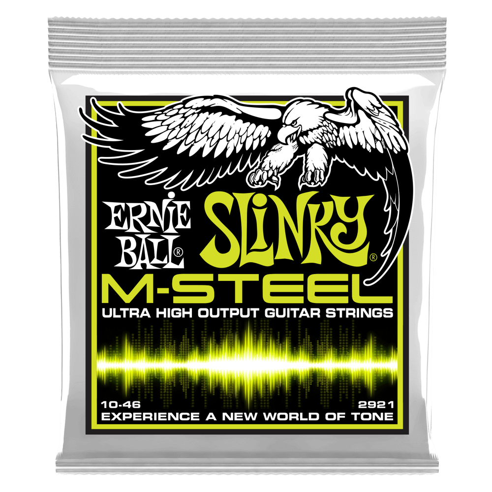Ernie Ball, 2921, Regular Slinky M-Steel, Electric Guitar Strings