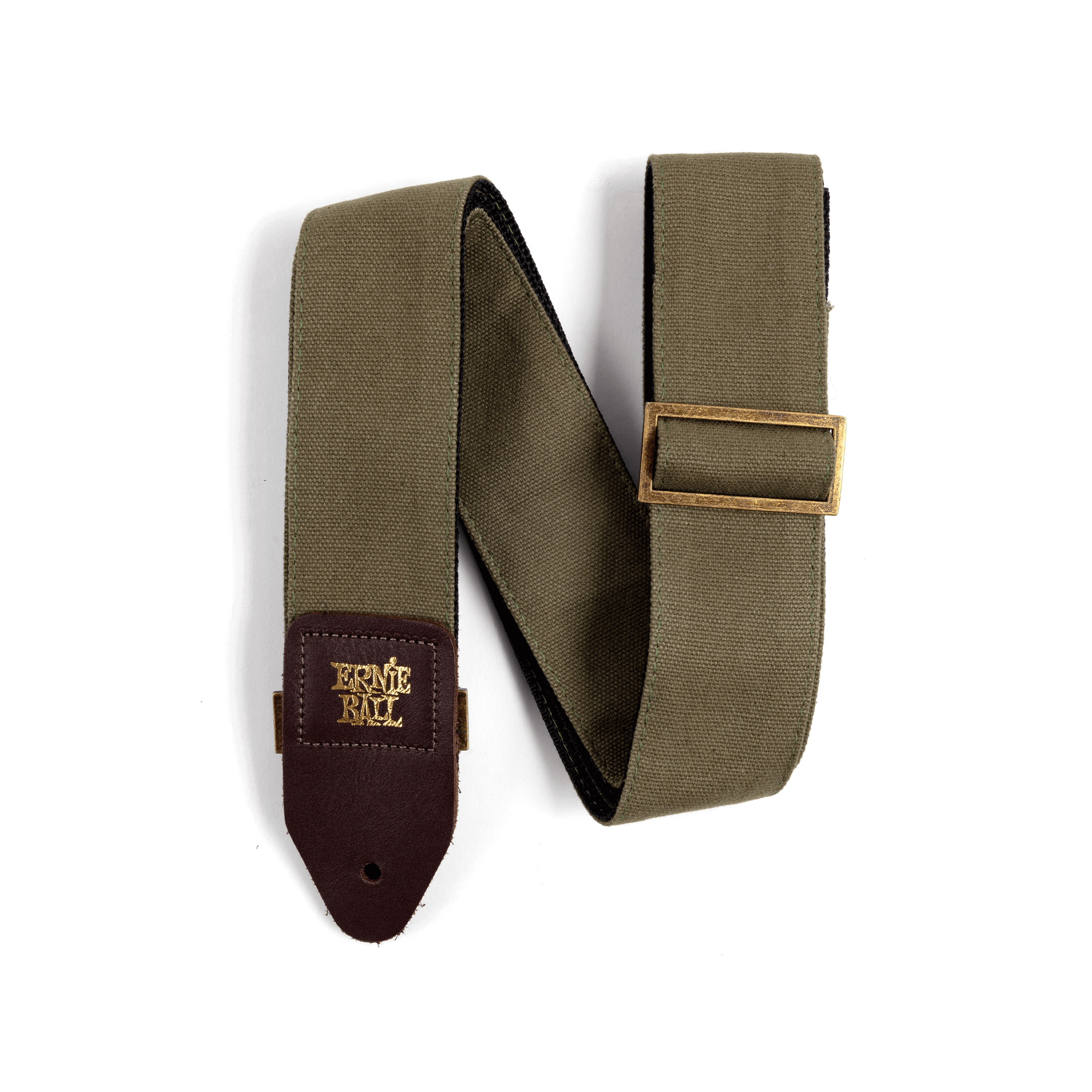 Ernie Ball Olive Canvas Strap (4673)