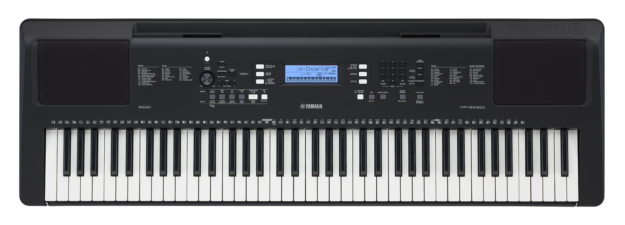 Yamaha PSR-EW310 Portable Keyboard (with AC Adaptor)