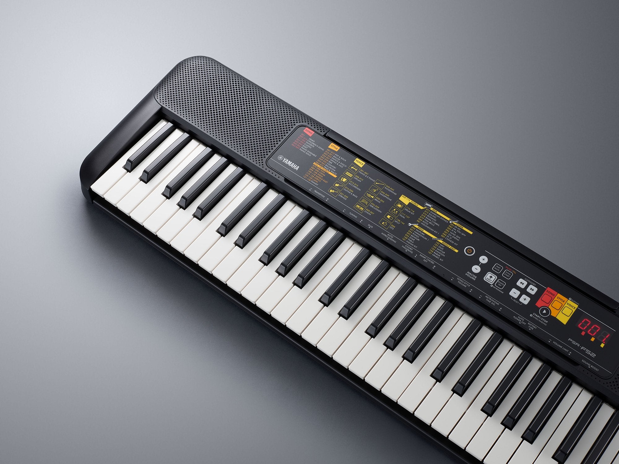 Yamaha PSR-F52 Portable Keyboard (with AC Adaptor) — Tom Lee Music