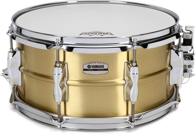 YAMAHA Recording Custom Brass Snare Drum (Available in 3 sizes)