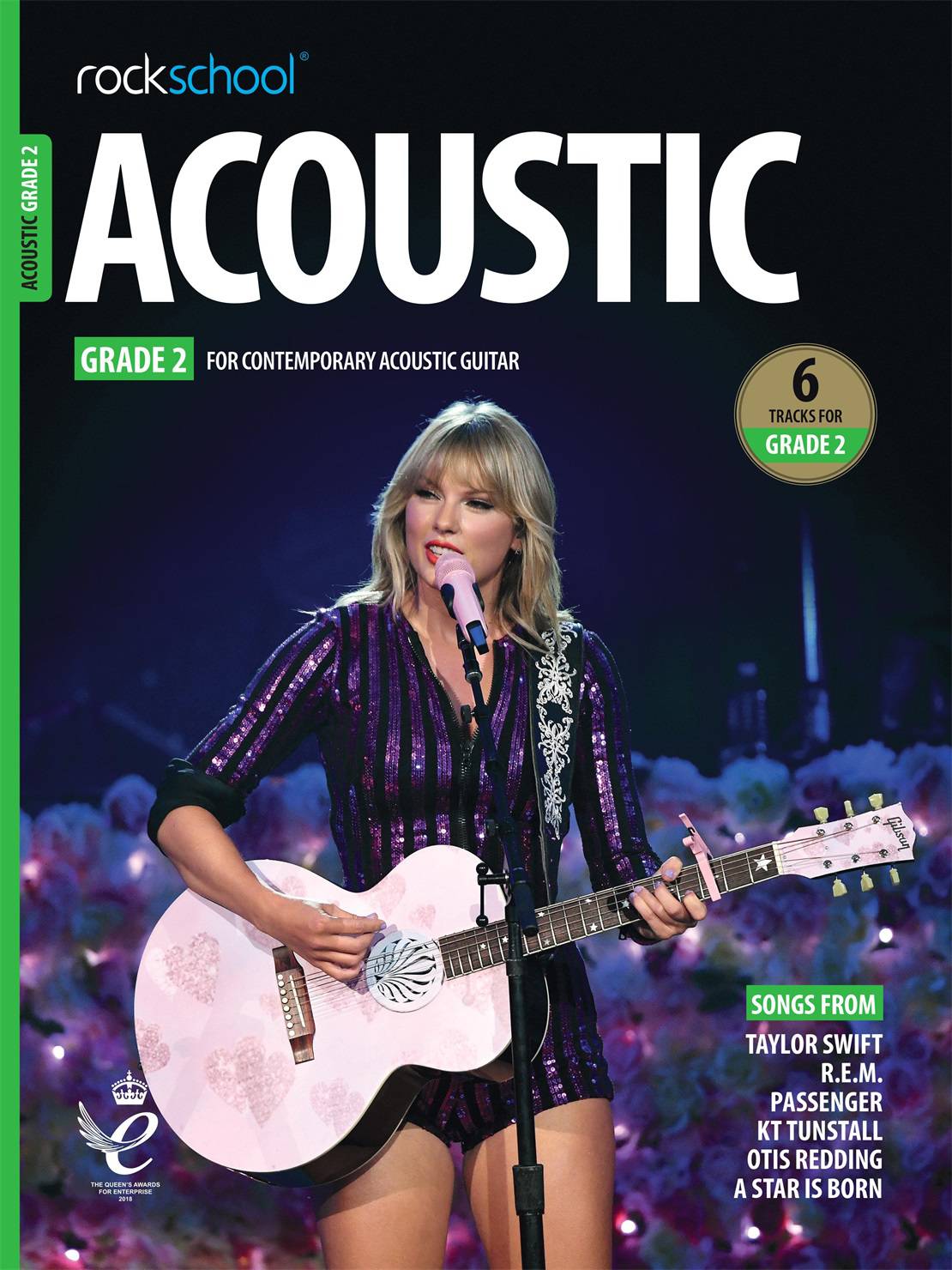 Rockschool Acoustic Guitar Grade 1 - Grade 8  (2019) (Package Set)