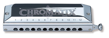 Suzuki Chromatix series, Deluxe Chromatic Harmonica, 12 holes