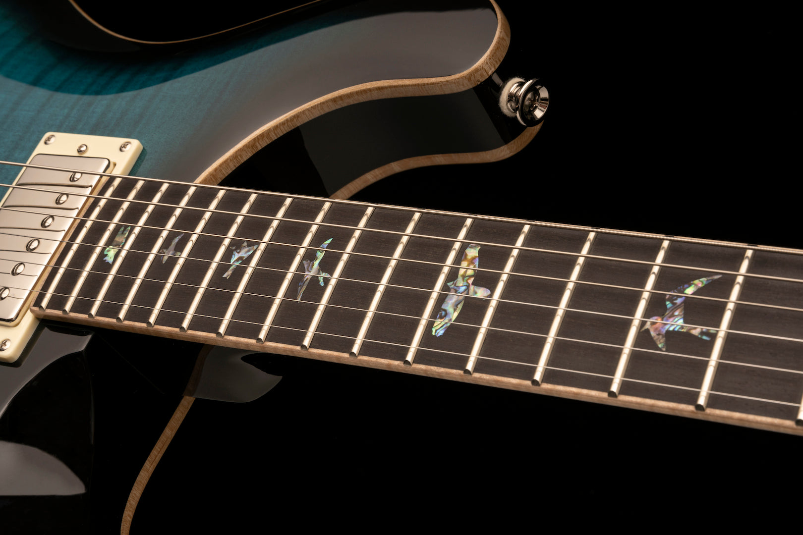 PRS SE Hollowbody II Piezo Electric Guitar (Peacock Blue)