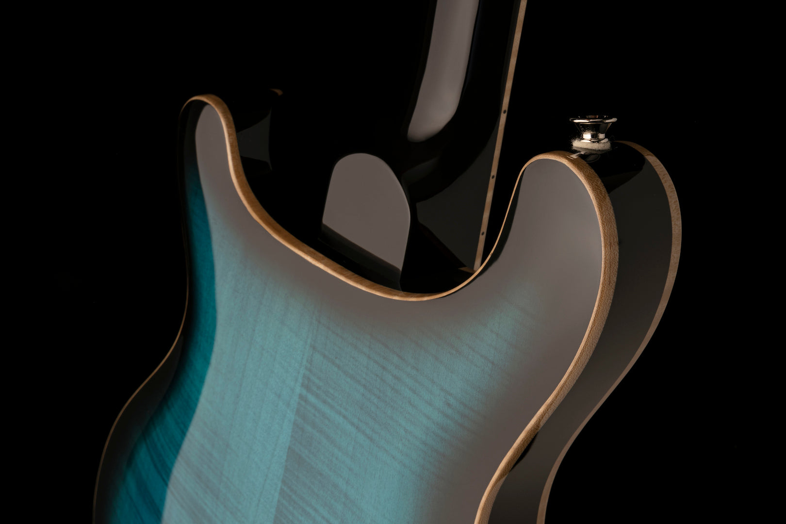 PRS SE Hollowbody II Piezo Electric Guitar (Peacock Blue)