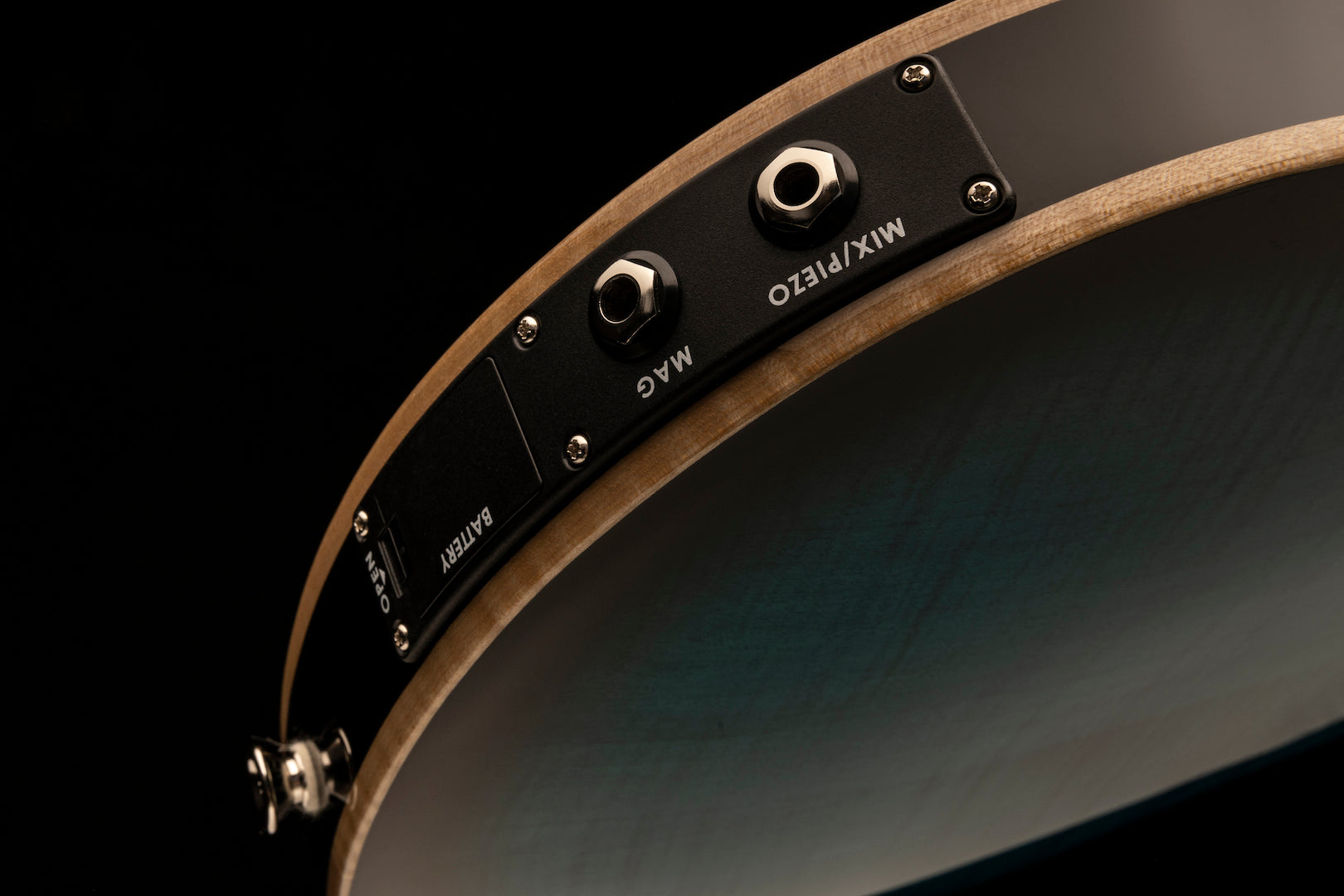 PRS SE Hollowbody II Piezo Electric Guitar (Peacock Blue)