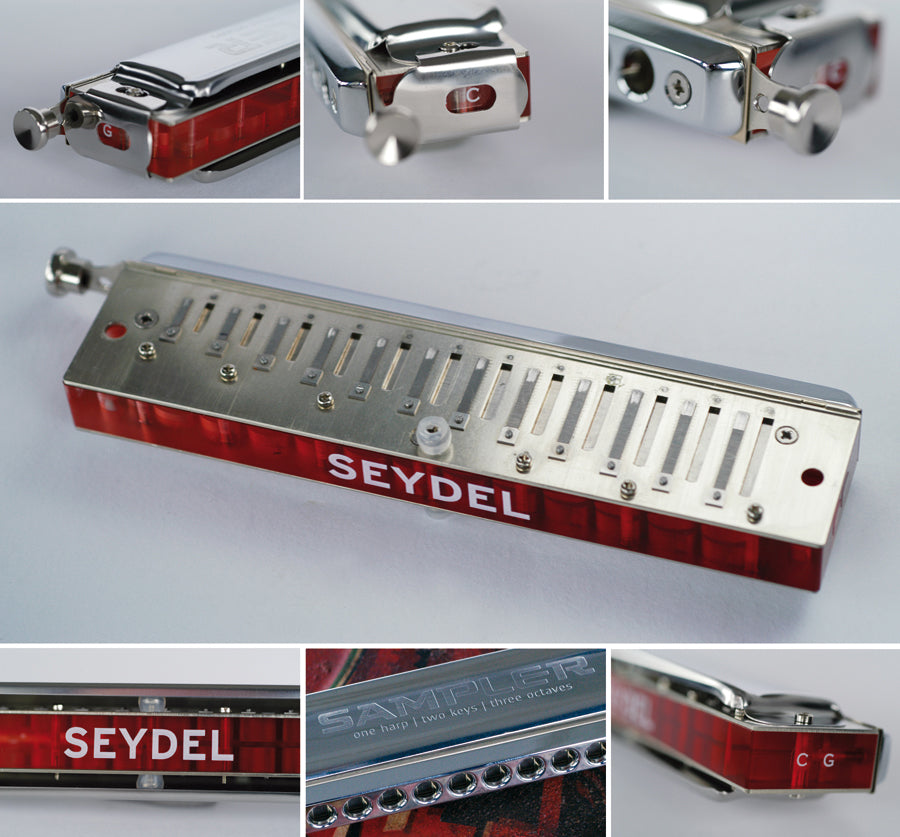Seydel SAMPLER 12 Holes Diatonic Harmonica (C/G Key)