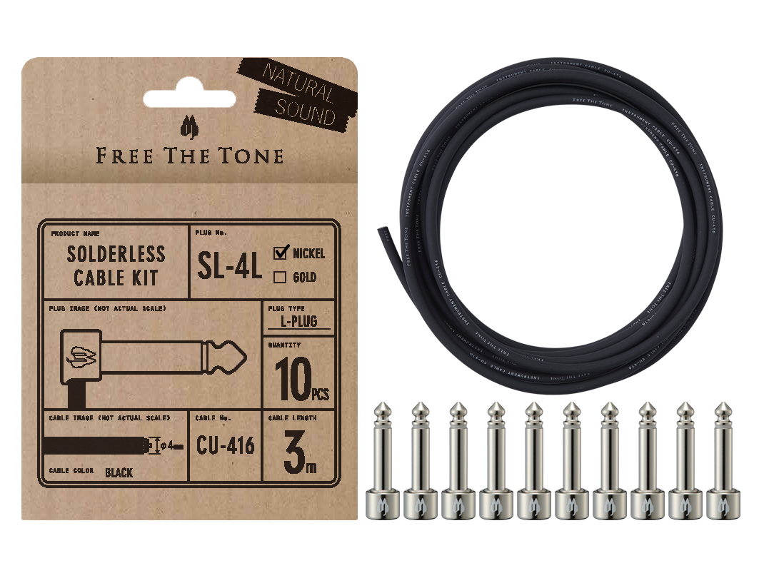 Free The Tone SL-4 Solderless Cable Kit (Nickel)