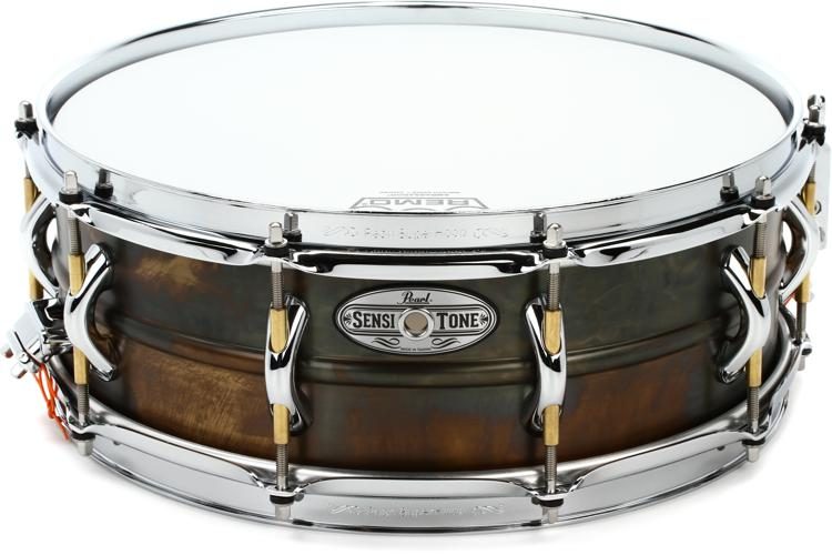 PEARL SensiTone Premium Beaded Brass Snare Drum (Available in 2 sizes)