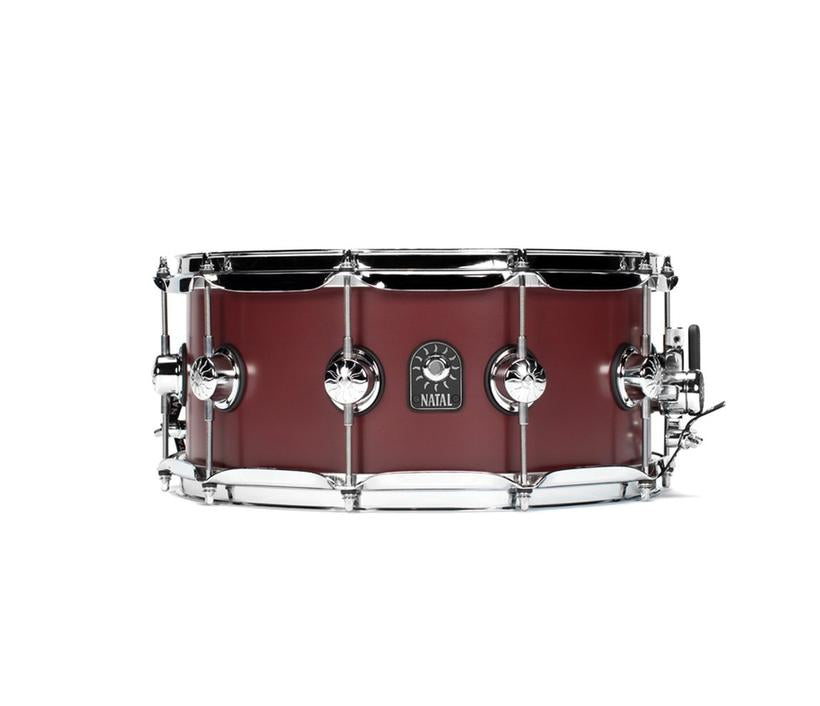 NATAL Café Racer Tulipwood  14" x 6.5" Snare Drum (Available in 10 Colors)