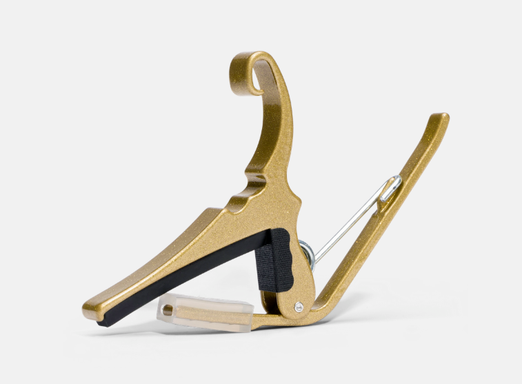 Kyser Quick-change Acoustic Guitar Capo (Gold)