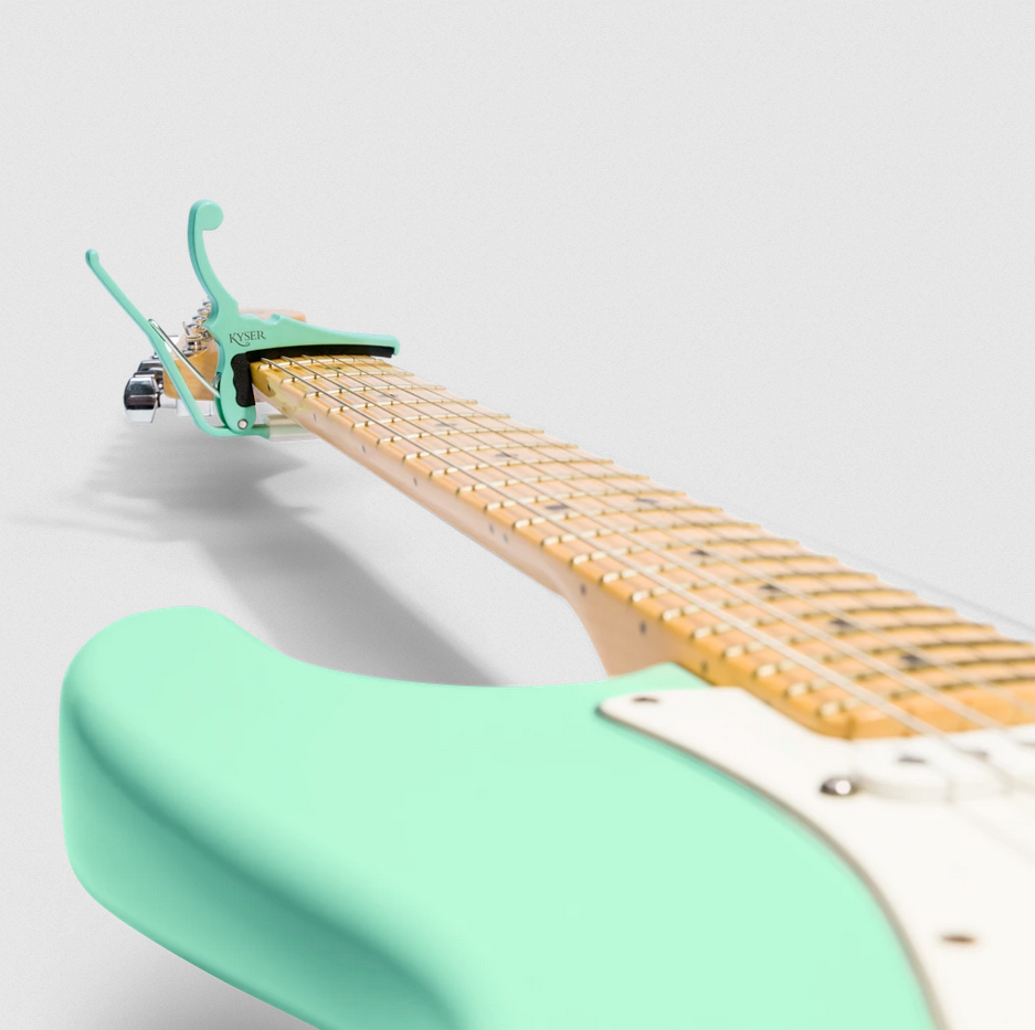 Kyser® x Fender® Quick-Change® Electric Guitar Capo (Surf Green)