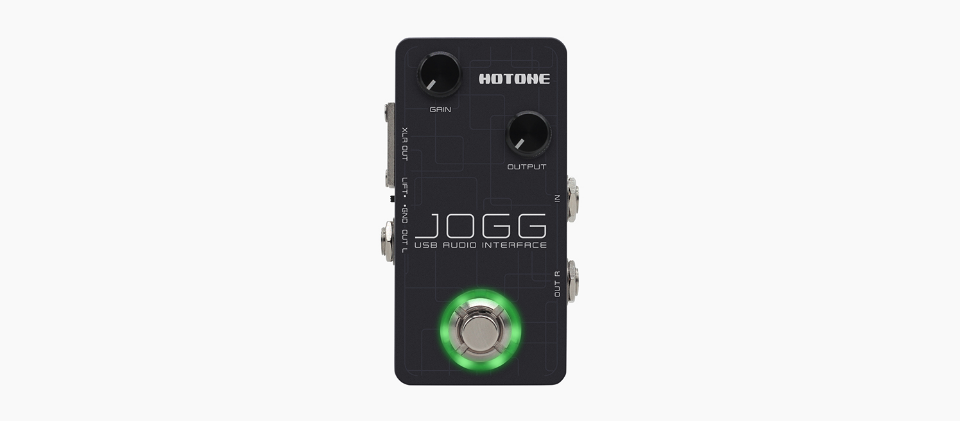 HOTONE Jogg Stomp Box USB audio interface (UA10) — Tom Lee Music