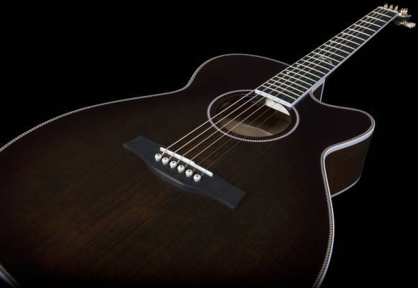 Seagull Bourbon Burst Artist Mosaic CH CW GT EQ 6 String RH Acoustic Electric Guitar with Tric Case (047741) 木結他