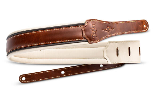 Taylor Renaissance 2.5" Leather Guitar Strap (Medium Brown)