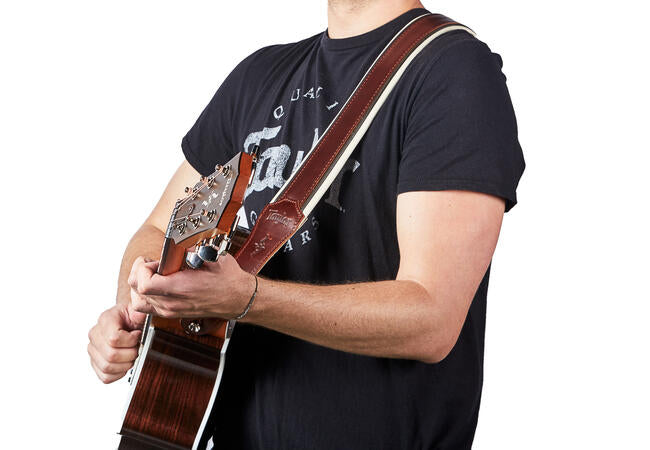 Taylor Renaissance 2.5" Leather Guitar Strap (Cordovan)