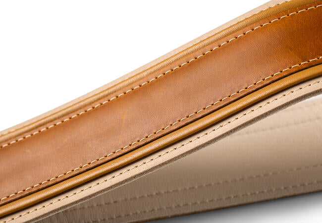 Taylor Reflections 2.5" Leather Guitar Strap - Palomino