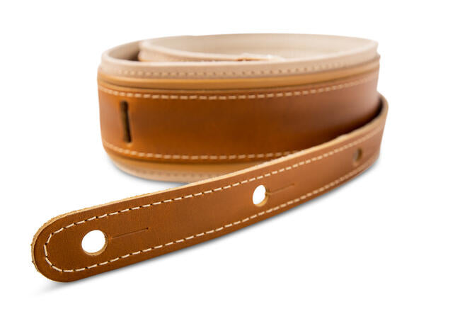 Taylor Reflections 2.5" Leather Guitar Strap - Palomino