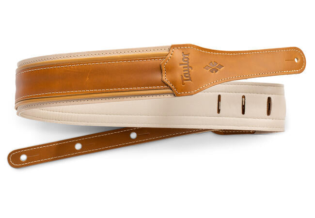 Taylor Reflections 2.5" Leather Guitar Strap - Palomino