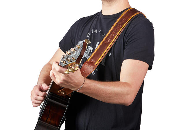 Taylor Nouveau 2.5" Leather Guitar Strap