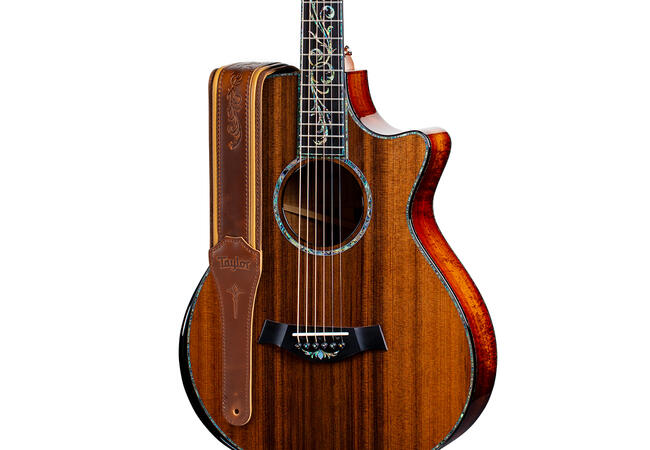 Taylor Nouveau 2.5" Leather Guitar Strap