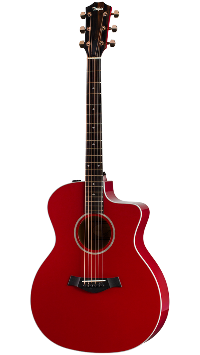 Taylor 214ce-Red Deluxe Acoustic Guitar 木結他