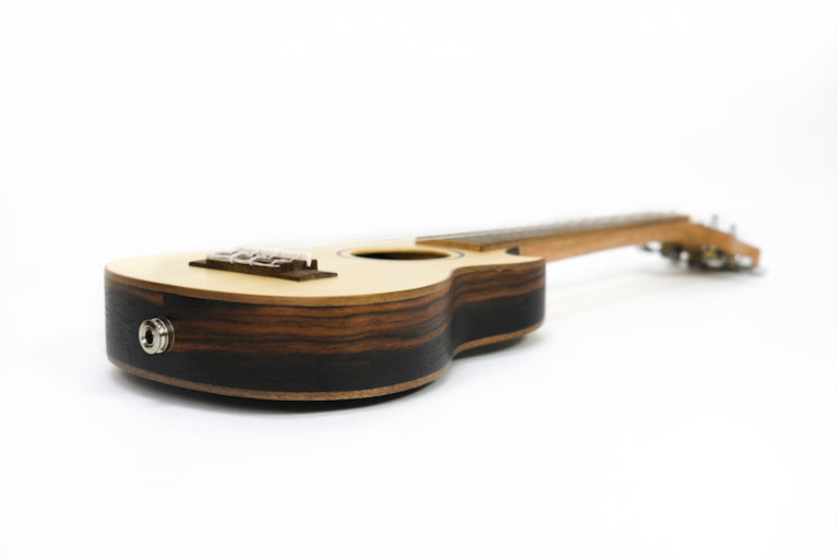 Journey Solid Sitka/Ebony Super Soprano Uke US490CTE