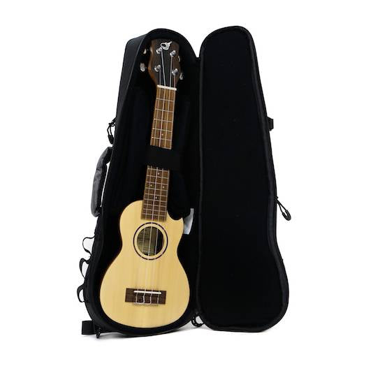 Journey Solid Sitka/Ebony Super Soprano Uke US490CTE