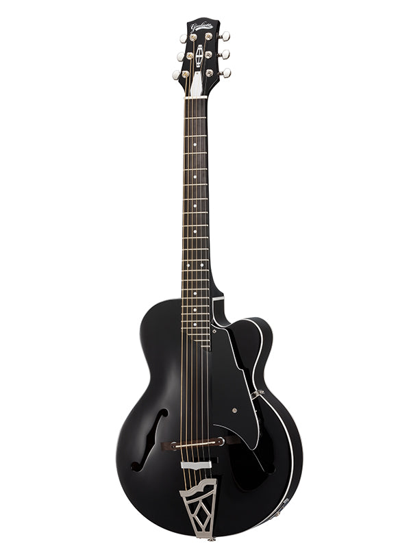 Vox Giulietta VGA-3PS Archtop Acoustic Electric Guitar (Gloss Trans Black)