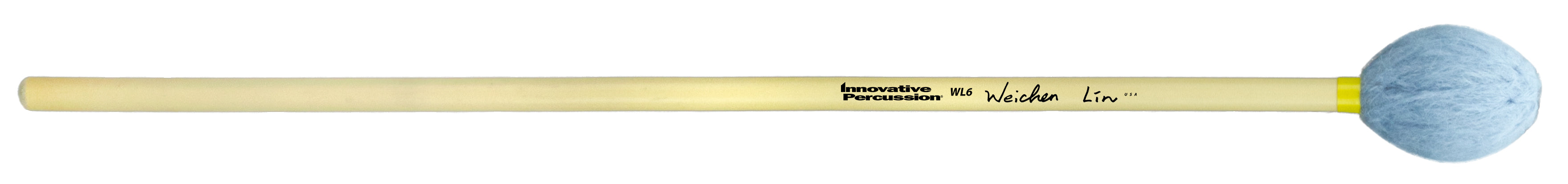 Innovative Percussion Wei-Chen Lin Series WL6 Marimba Mallets, Yarn Head, Rattan Handle