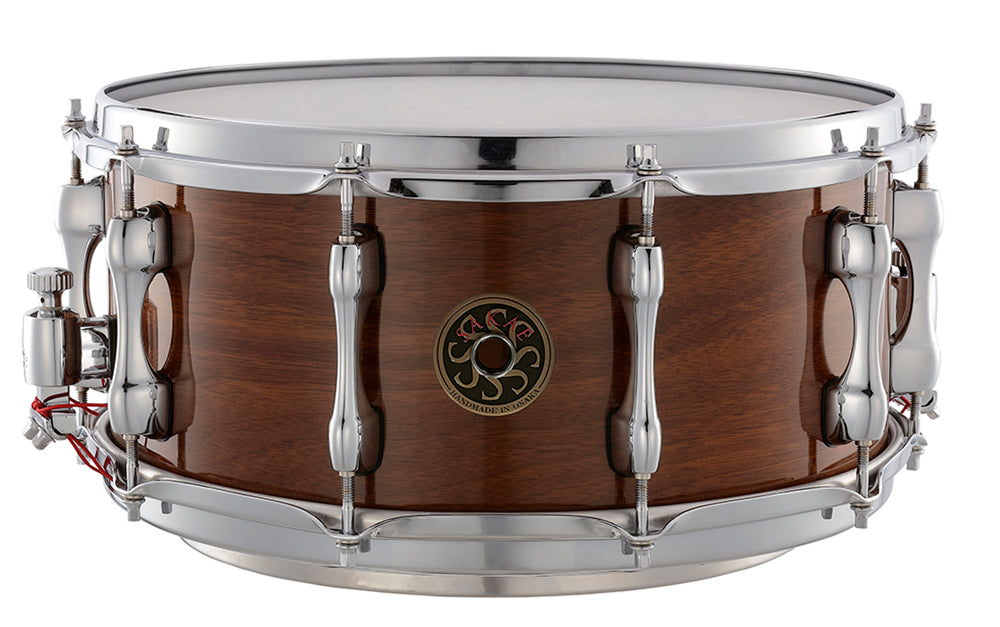 SAKAE Japan Custom Walnut Snare Drum (Available in 2 sizes)