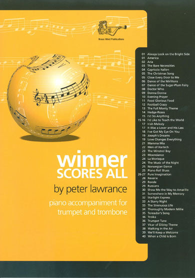 Winner Scores All
Piano Accompaniment for Trombone