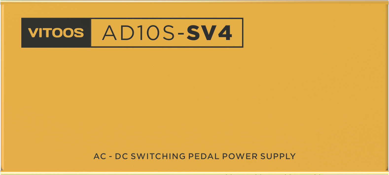 Vitoos AD10S-SV4 AC-DC Switching Pedal Power Supply