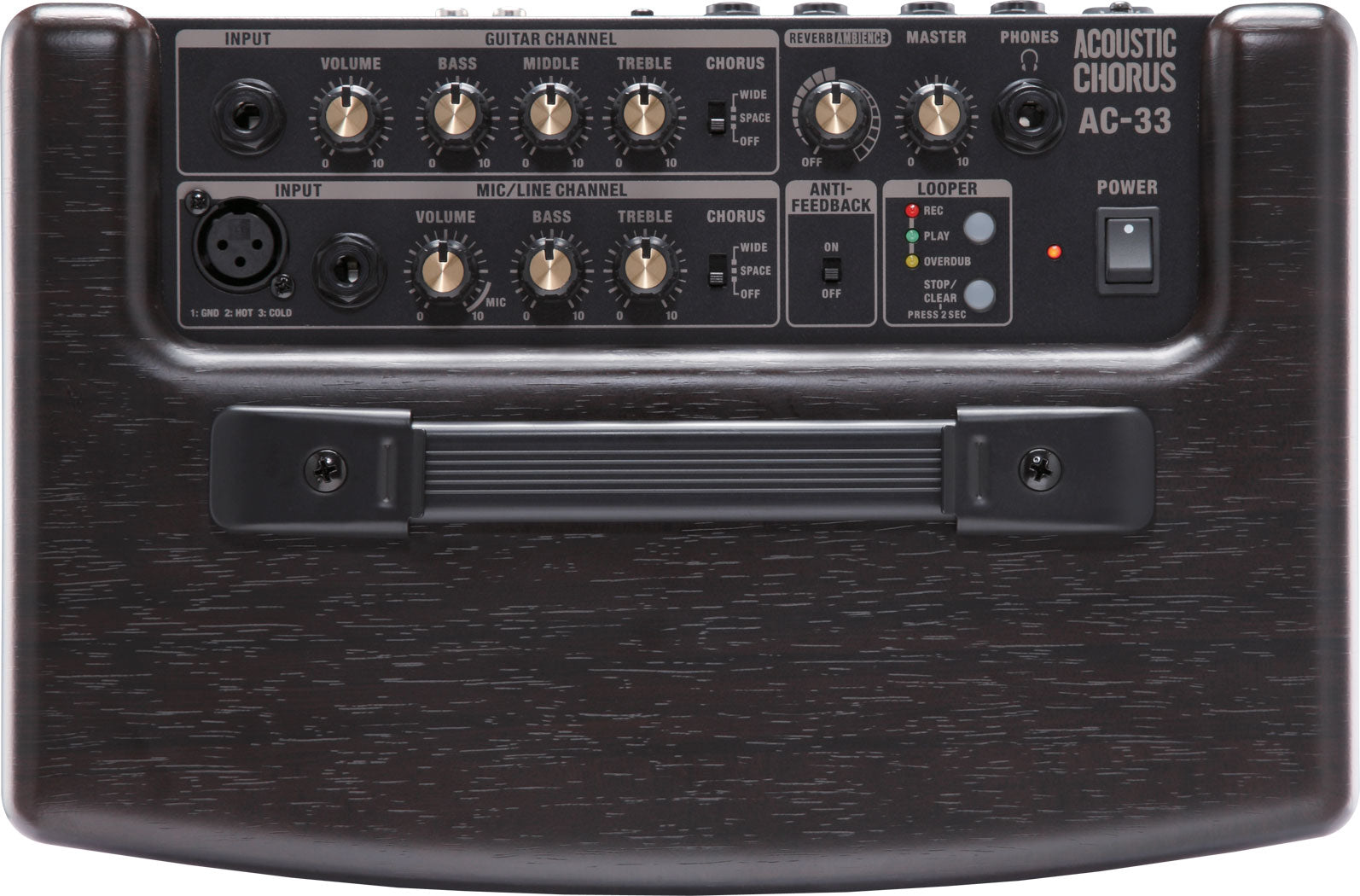 Roland AC-33-RW Acoustic Chorus Guitar Amplifier (Rosewood Roland AC-33-RW Acoustic Chorus Guitar Amplifier (Rosewood
