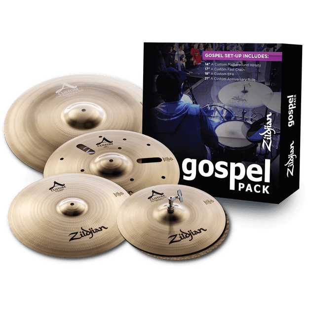 ZILDJIAN A Custom Gospel Cymbal Pack - AC0801G