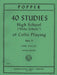 Popper 40 Studies (High School of Cello Playing), Opus 73 