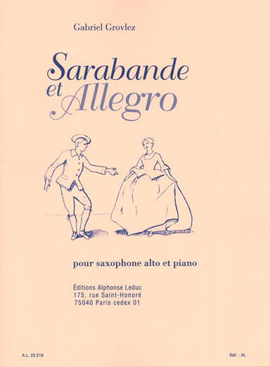 Gabriel Grovlez: Sarabande & Allegro