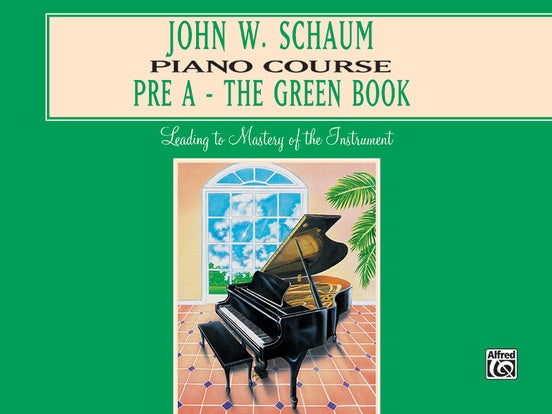 Schaum-Piano-Course-Pre-A-The-Green-Book