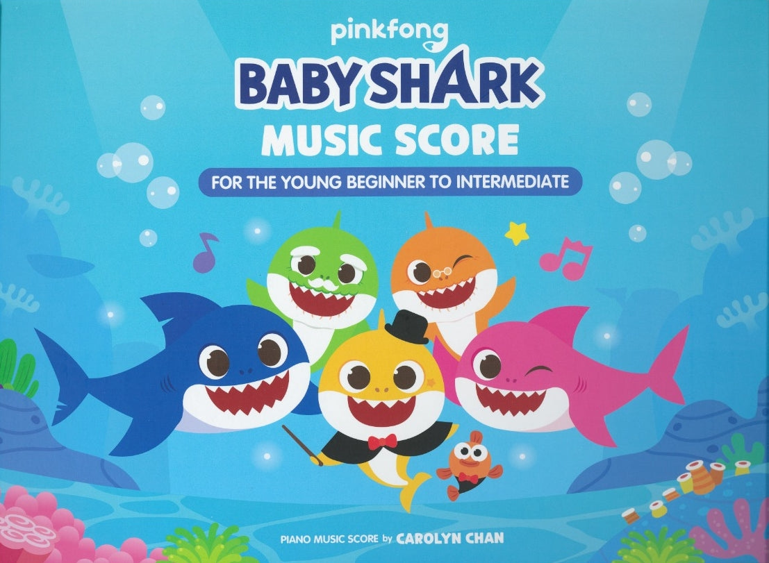 pinkfong Baby Shark Music Score For The Young Beginner To Intermediate Piano 鋼琴樂譜