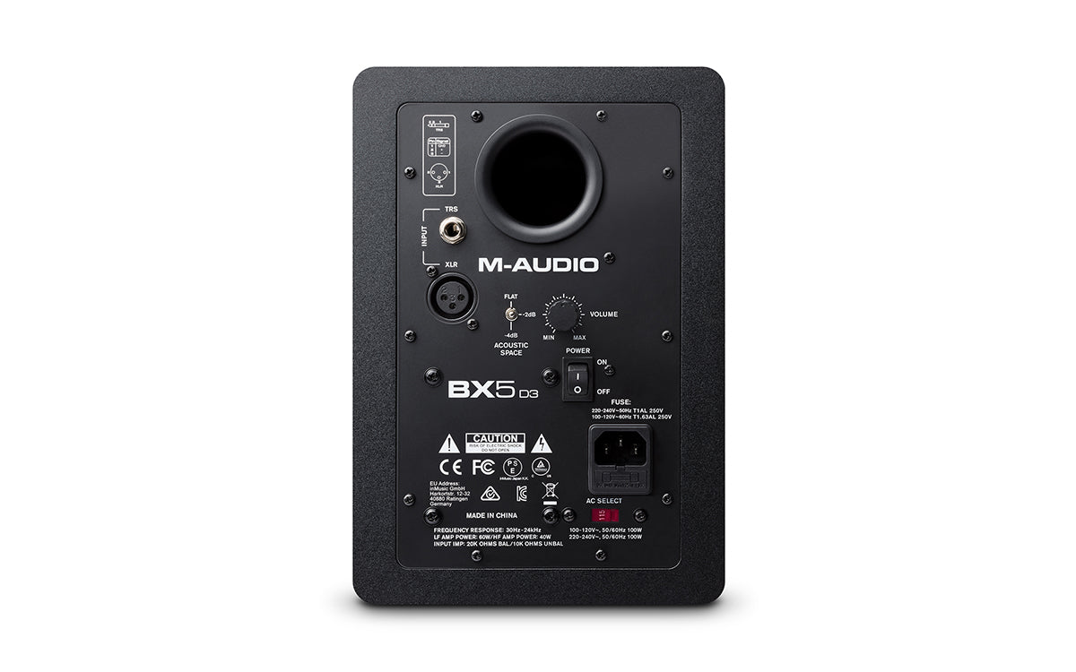 M-Audio BX5 D3 - 5" Powered Studio Reference Monitor (Single unit)